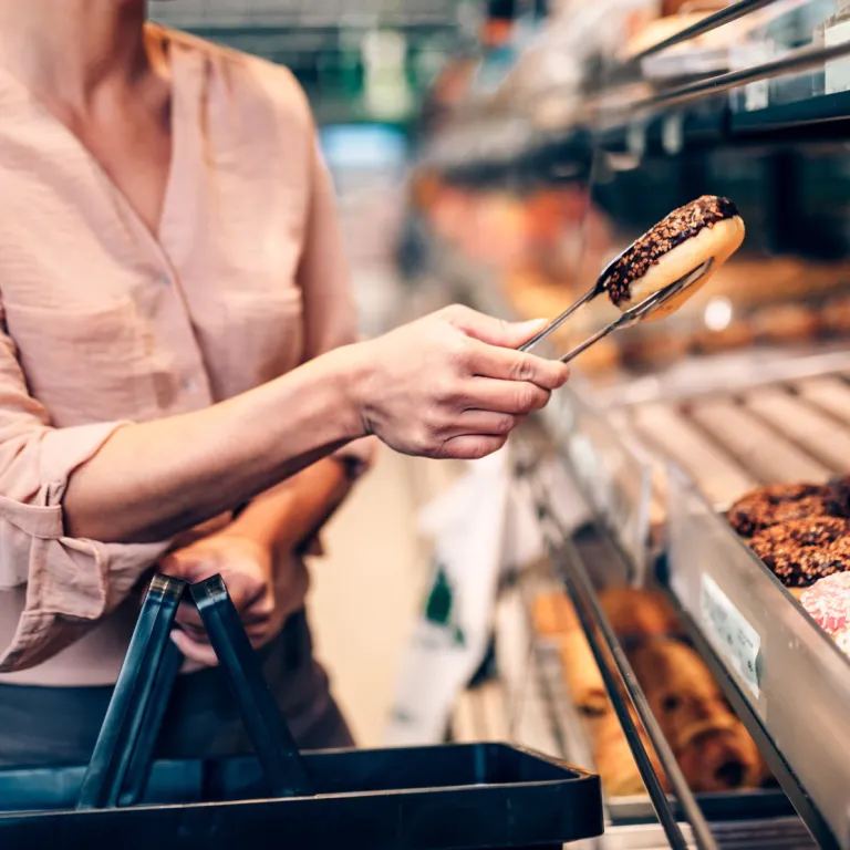 Fresh frozen products that are thawed, for ambient or chilled bakery section.